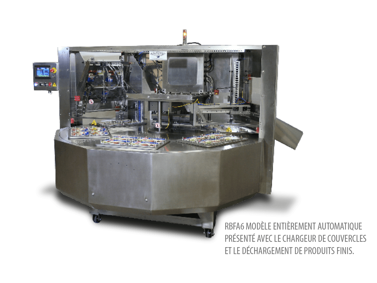 machine d’emballage RBF RBFA carton sur barquette
